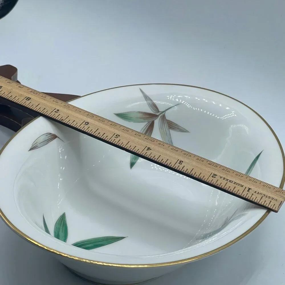 Noritake Canton # 5027 oval serving bowl bamboo.